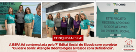 ESFA é contemplada pelo 7º Edital Social Sicoob com o Projeto Cuidar e Sorrir